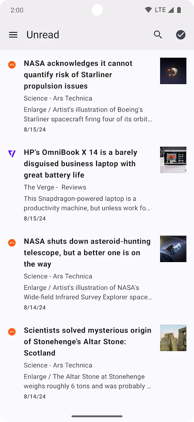 Capy Reader Android screenshot